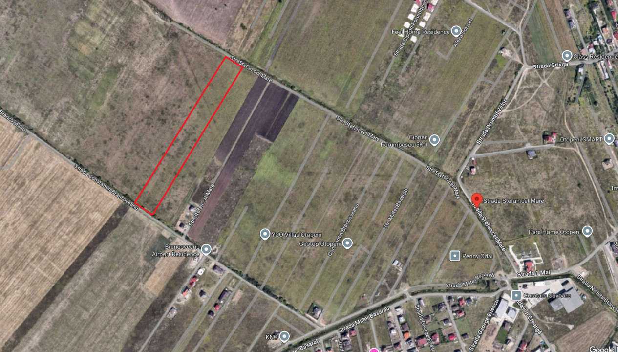 VANZARE TEREN, ILFOV, OTOPENI, STEFAN CEL MARE, ST 13.518 MP