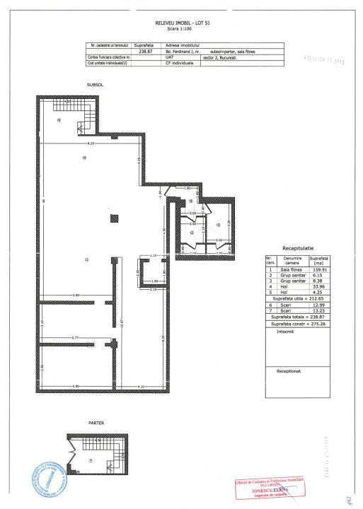 Vanzare spatiu activitati comerciale - subsol - Bd. Ferdinand